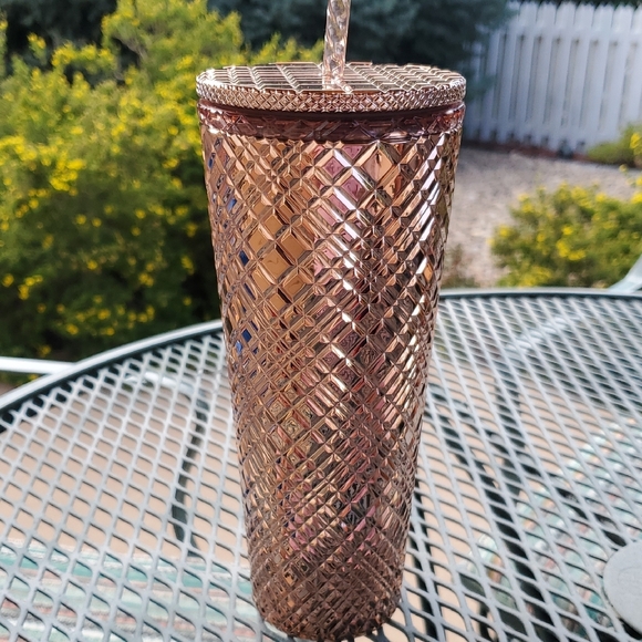 Starbucks Metallic Copper Studded Tumbler - Picture 2 of 5